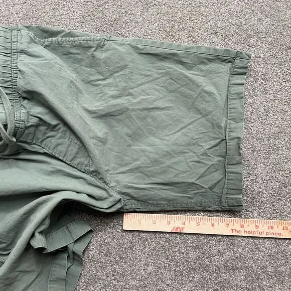 Banana Republic Shorts Adult Large Green Elastic Waist Deck Drawstring Chino Men - Picture 7 of 8